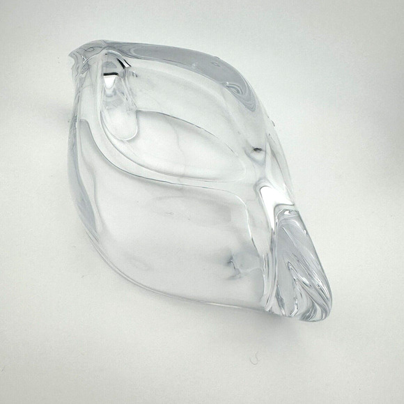 Crystalite Bohemia modern Orbit Bowl Vase 180mm from Poland - Picture 2 of 9